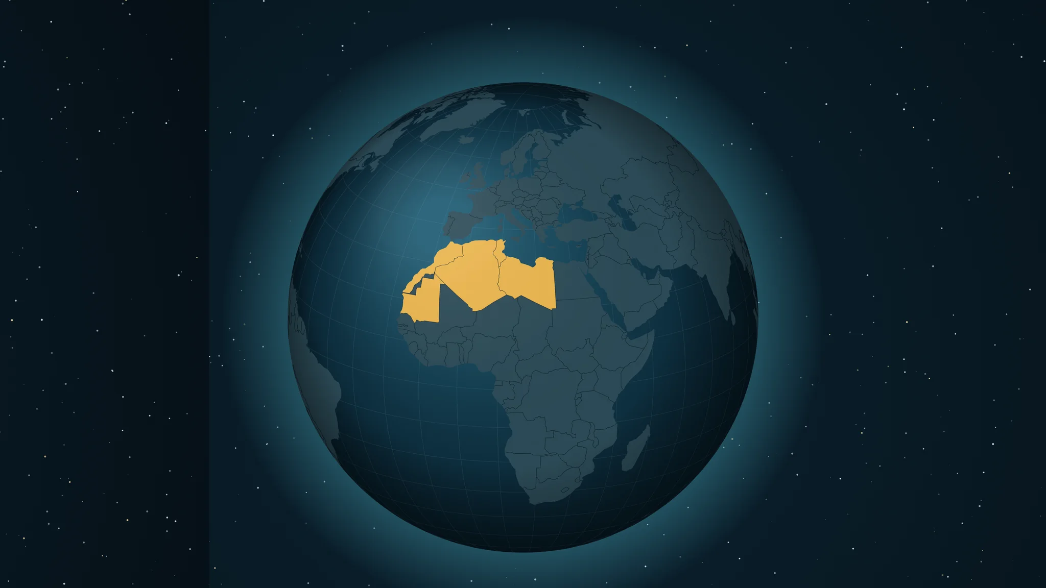 الكرة الأرضيّة والمغرب العربي